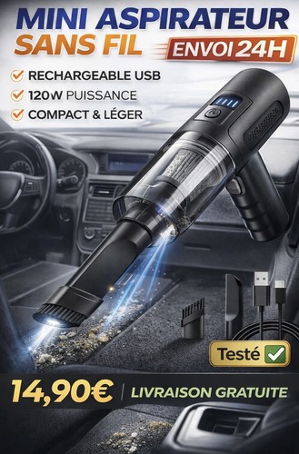 Mini aspirateur sans fil - mini,