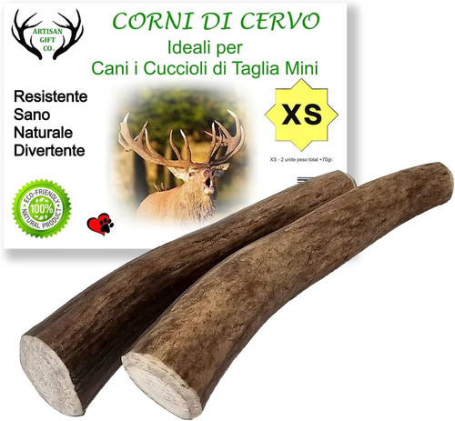 Corno cervo per cani osso - cervo,