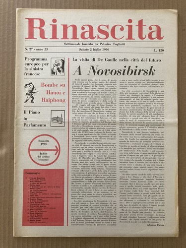 Rinascita 1966 togliatti - n., 27