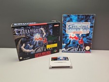 TERRANIGMA BIG BOX SUPER NINTENDO SNES PAL NOE GIOCO CULT IN SCATOLA BUONO - SENZA INTARSIO!