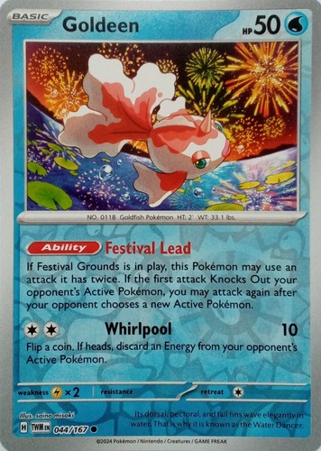 044 167 goldeen reverse holo - 044/167,