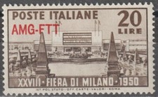TRIESTE ZONA A 1950,  28° Fiera di Milano, nuovo