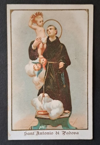 Antico santino holy card - ,