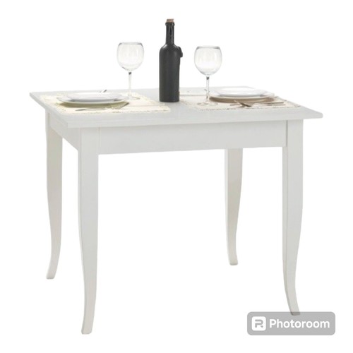 Tavolo laccato bianco fisso - tavolo,