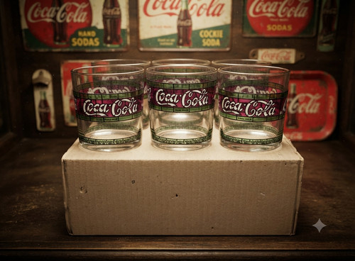 Coca cola set bicchieri in - set,
