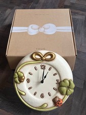 Thun originale orologio da parete con quadrifogli e coccinella. Diametro cm 26