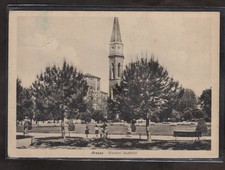 AREZZO - cartolina spedita nel 1939 - GIARDINI PUBBICI - animata - G163