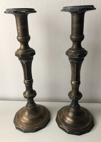 Vecchia coppia candelabri - coppia,
