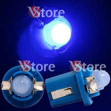 2 LED Per Cruscotto Quadro Strumenti T5 B8.5D COB BLU SMD Lampade Lampadine