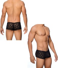 Boxer intimo uomo in pizzo