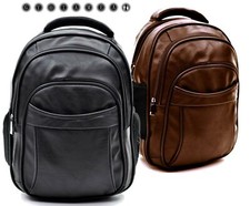 Uomo Donna Pelle 13 17 Zaino