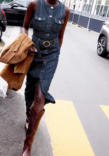 Zara z1975 abito - abito, con