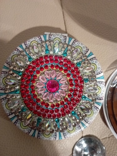 Specchio borsa decorato a - specchio,