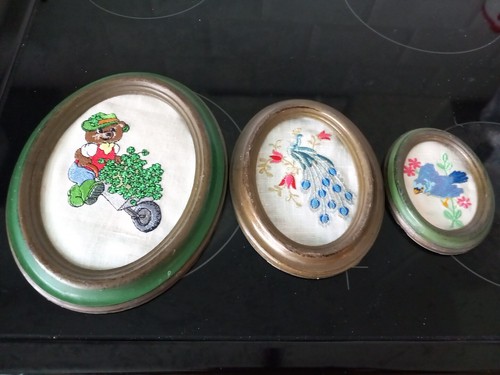 Vintage oval frames - vintage, 3