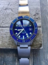 Vintage Rare 1960 Philip Watch Caribbean 1500mt Skin Diver Blue Auto ref.4803
