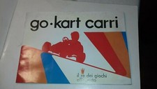 BROCHURE DEPLIAN  PUBBLICITAR-GO-KART- IL RE DEI GIOCHI -F.LLI CARRI-ANNI 60/70/