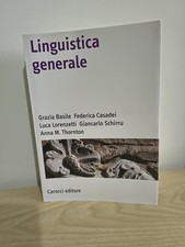 Linguistica Generale. Carocci Editore 