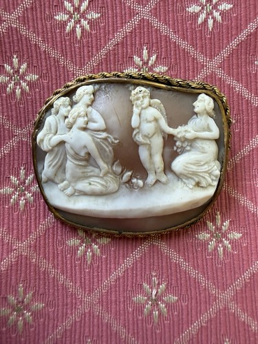 Cammeo vittoriano conchiglia