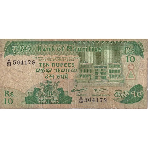 149724 mauritius 10 rupie - mauritius,,