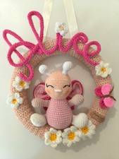 Fiocco Nascita Bimba Rosa Idea Regalo Per Bambini Arredamento Cameretta Bimba