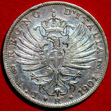 Italy Lira 1901 Vittorio