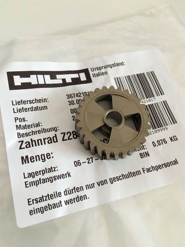 Ingranaggio eccentrico hilti - ingranaggio,