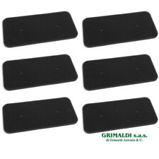 6 FILTRI IN SPUGNA POLIURETANO