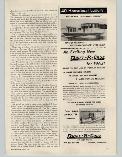 1963 carta pubblicitaria drift - 1963,