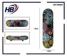 Skateboard Skate In Legno colorato 70CM Per Sport e Divertimento