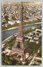 Cartolina d'epoca Parigi Torre