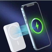 POWER BANK MAGNETICO 12000 MAH CARICATORE WIRELESS COMPATIBILE MAGSAFE UNIVERSAL