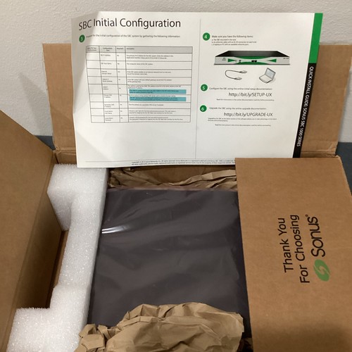 Sonus sbc 1000 session - sonus, border