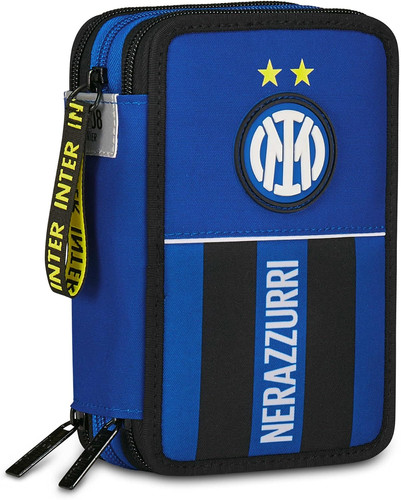 Inter astuccio scuola zip - inter, 3