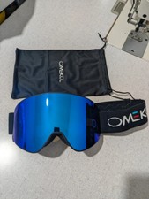 Occhiali da Sci Snow Sole Neve maschera Snowboard Mask glasses black blu
