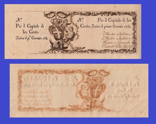 100 lire 1765 italy - lire, italy(sardegna)