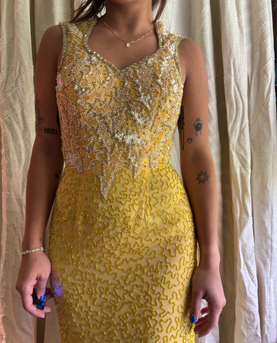 Abito alyse designs giallo con - giallo,