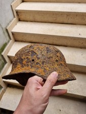 Elmetto Tedesco Stahlhelm Scavo Ww2 Intoccato