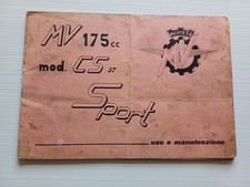 MV Agusta 175 C.S. Sport 1957 manuale uso manutenzione libretto originale