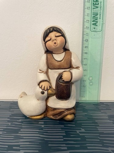 Donna con oca nature - , presepe