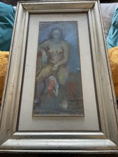 Carlo crispini nudo olio - crispini,