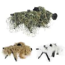 Copri Pistola Fucile 3D Mimetico Foresta Bosco Ghillie Tuta Caccia 3 Colori