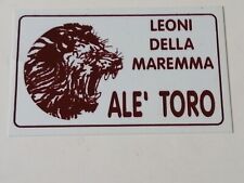 Tessera Ultras Torino Leoni Della Maremma No Sciarpa Adesivo Toppa Spilla