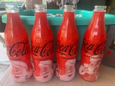 Coca Cola bottiglia vetro vuota Babbo Natale Limited Edition
