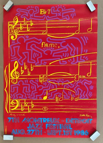 Poster serigrafato keith - serigrafato,