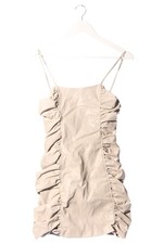 ZARA Abito in ecopelle Donna