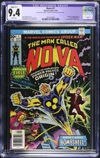 Marvel Comics NOVA #1 CGC 9.4 *RESTAURATO* colore touch C-1 1976
