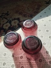 Bicchieri vetro viola - bicchieri,