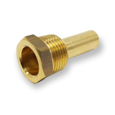 POZZETTO PORTA SONDA OTTONE