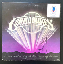 ALBUM VINILE FIRMATO LIONEL RICHIESTE THE COMMODORES CANTANTE MIDNIGHT MAGIC BAS