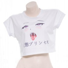 Nuova maglietta donna Ahegao